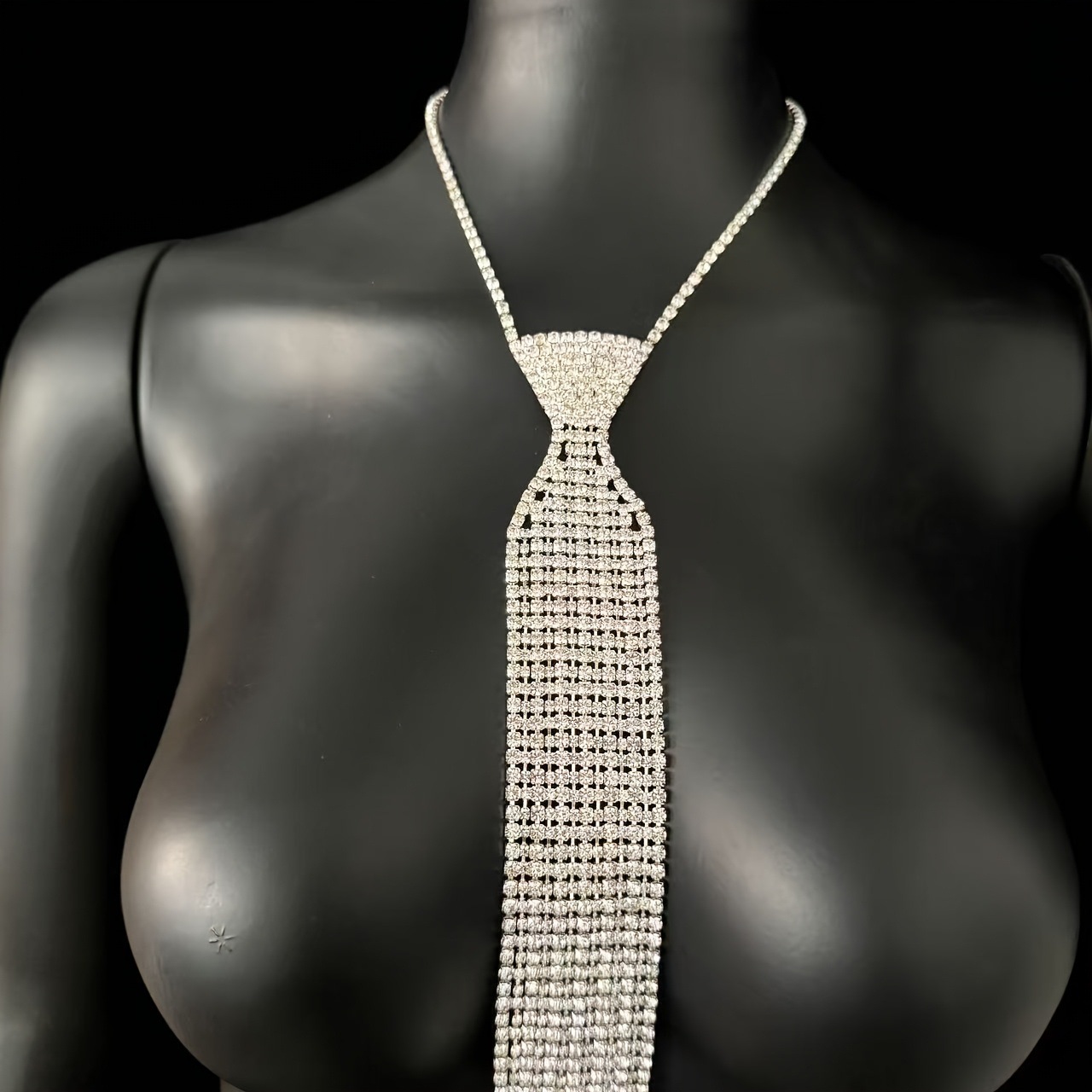 Collana da sposa con fiocco in strass per gioielli da nozze_voghion.com