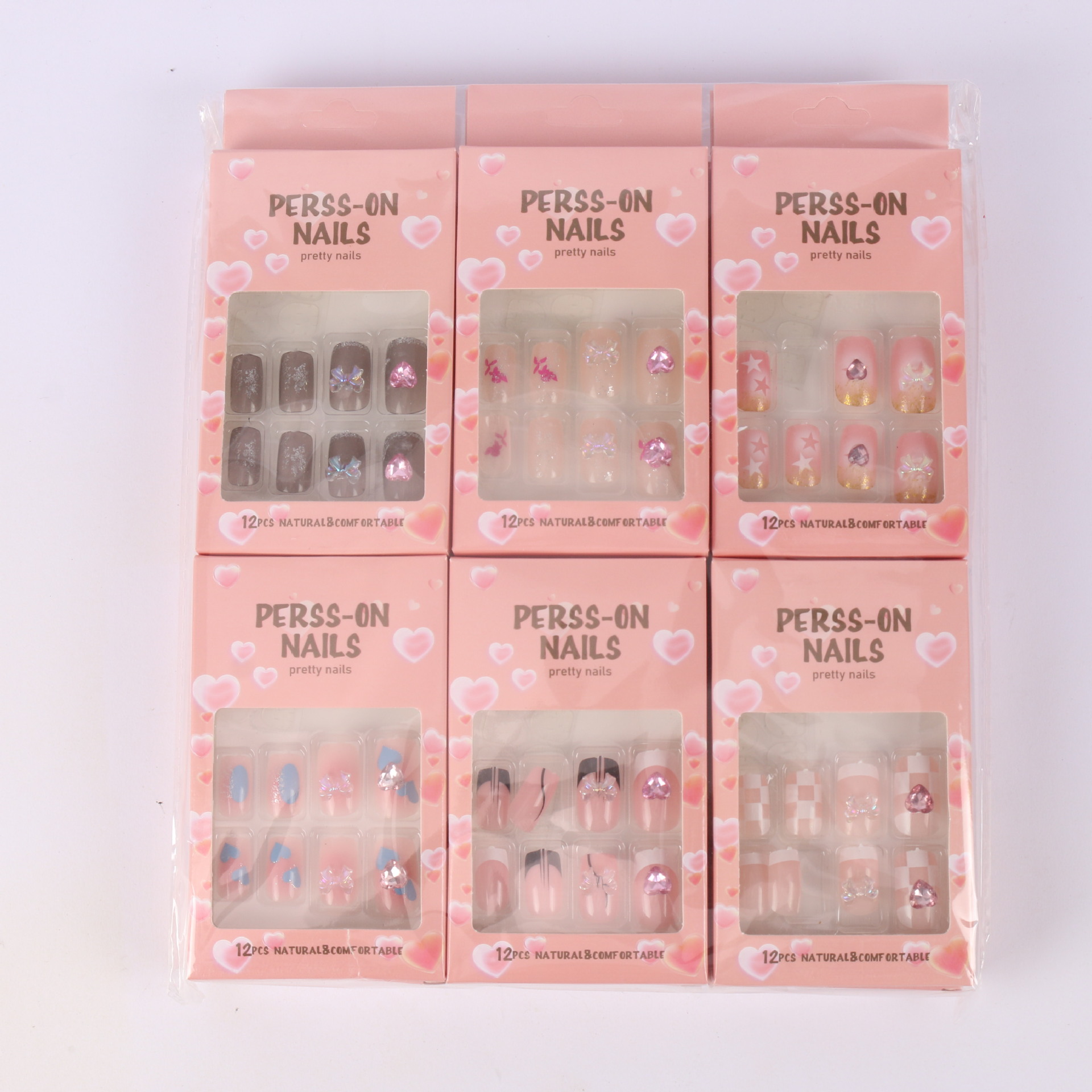 [Fábrica de origen] Uña de desgaste transfronteriza nueva pieza de manicura falsa, productos terminados de pieza de uñas desmontable image 29