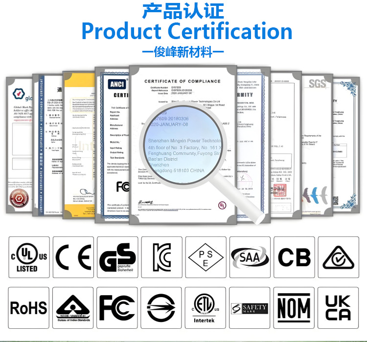 详情页产品认证