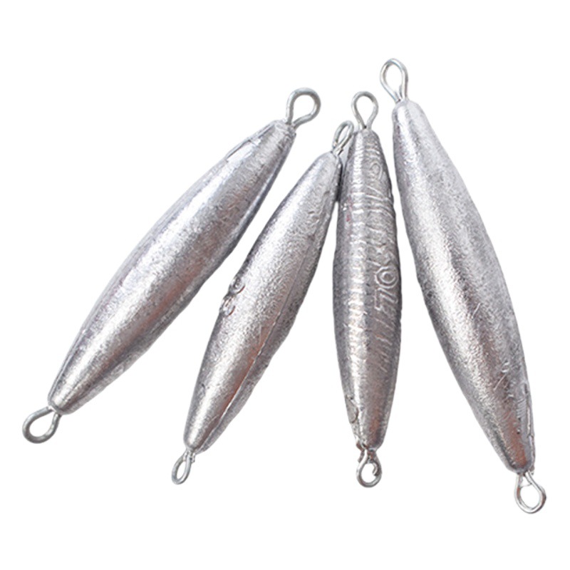 Cross-border wholesale anchor fish lead pendant with two ends with ring lead pendant double ring fishing pendant lead pendant heart olive double ring lead pendant