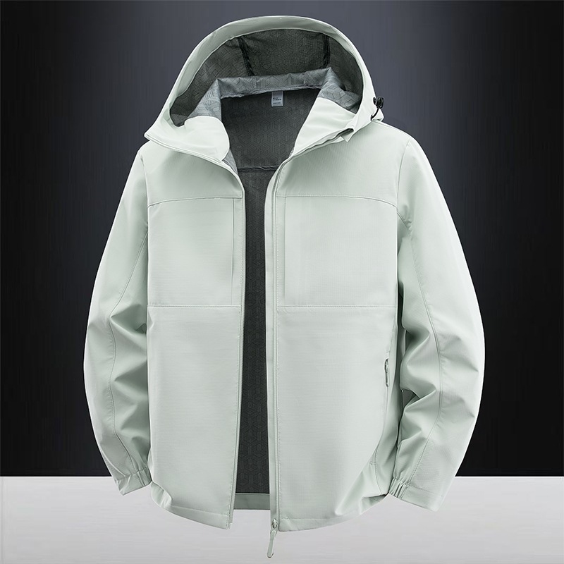 Direct from the manufacturer, new model of windproof and waterproof hiking jackets for men and women, high-quality jacket similar to the Descente brand
