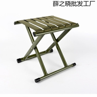 Thickened Portable Backrest Folding Stool Outdoor Folding Backrest Chair Ultra-Light Fishing Camping Storage Ornament