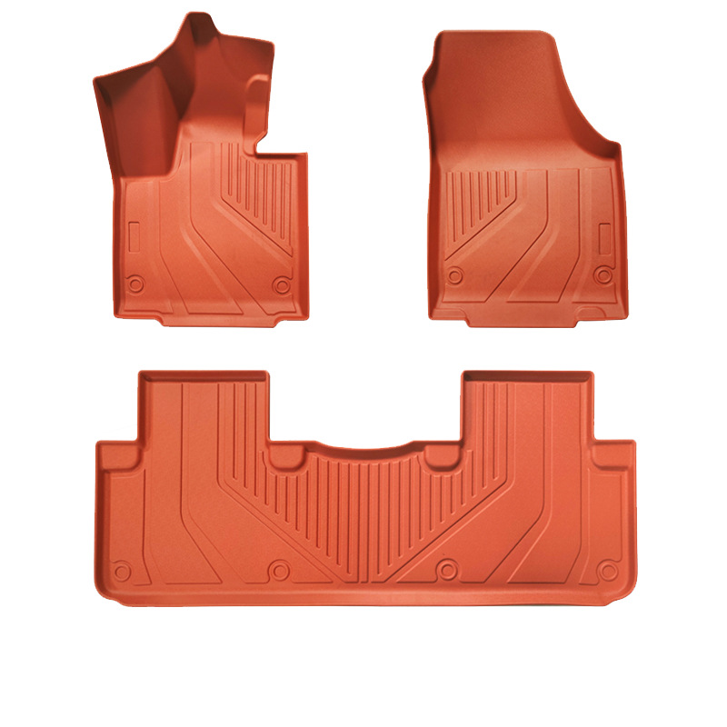 Aplicable a AITO M7 3D todo el tiempo material TPE almohadilla de pie de automóvil de doble capa Menis almohadilla de suelo antisucio