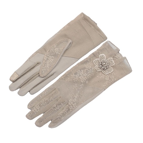 Women's sun protection gloves summer women's thin cycling ice silk sleeves driving sunshade anti-slip wear-resistant breathable touch screen short style