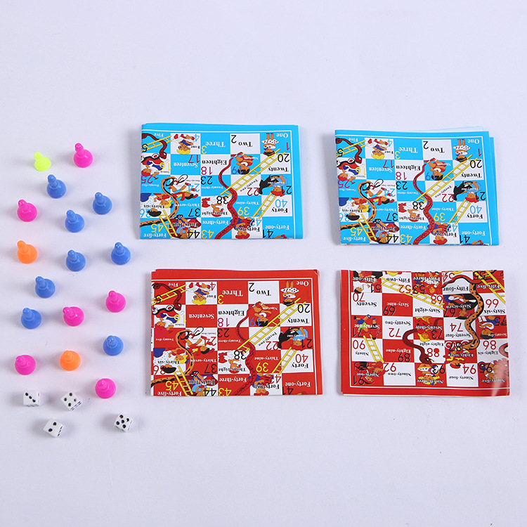 18,5 cm papel serpiente rompecabezas de ajedrez serpiente juego de ajedrez Damas de escritorio juguete de ajedrez serpiente y escalera jugando al ajedrez