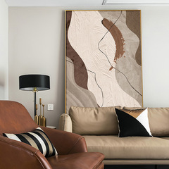 Modern Minimalist Entrance Hall Decorative Abstract Texture Painting Large Size Living Room Sofa Background Wall Picture Standing Painting