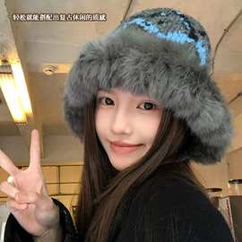 ins川西旅游针织护耳帽子女秋冬季新款保暖显脸小毛线渔夫帽防寒