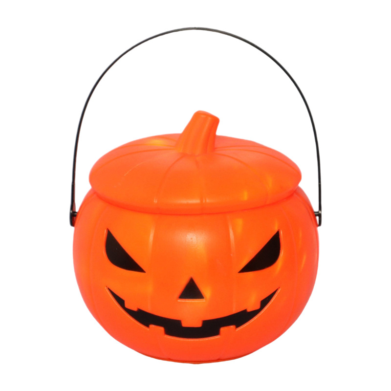Transfronterizos personalizados de escritorio dulces de Halloween suministros festivos juguetes infantiles portátiles lámpara de calabaza luminosa lámpara decorativa