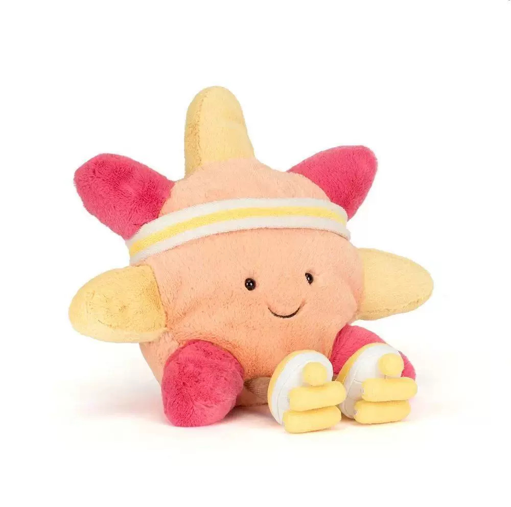 Jellycat muñeca triple marca completa sol oso cachorro dragón volador muñeca de peluche transfronteriza regalos al por mayor