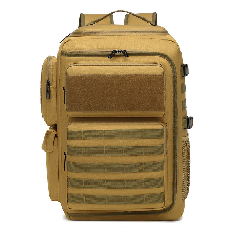 Bolsa de montaña de gran capacidad anti-derramamiento mochila de campamento al aire libre colgable tracción bolsa de viaje mochila táctica de montar camuflados