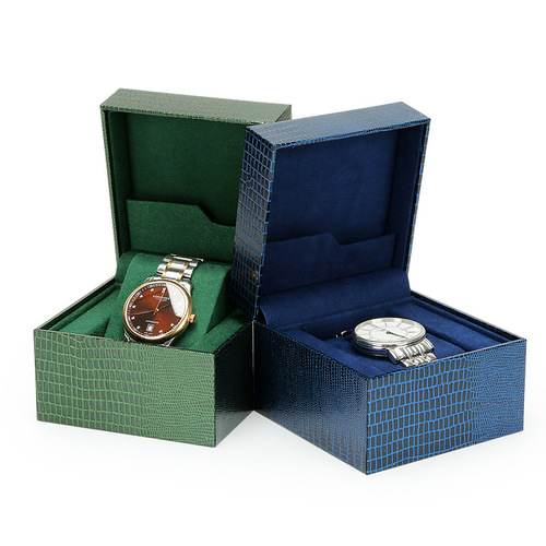 Factory direct sales watch packaging gift box flip top high-end watch storage display box high-end watch packaging box