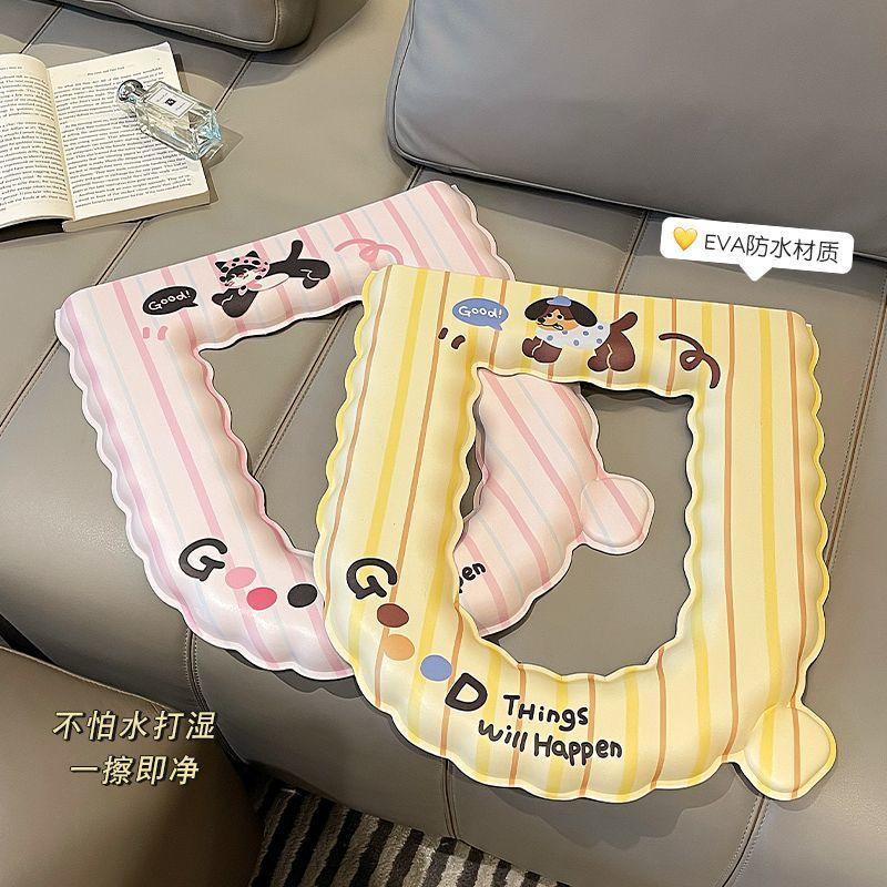 可爱卡通马桶垫春夏可擦洗马桶圈家用卫生间坐便器垫子四季马桶套|undefined