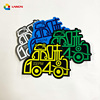 Individual transparent transport, glossy sticker, custom made