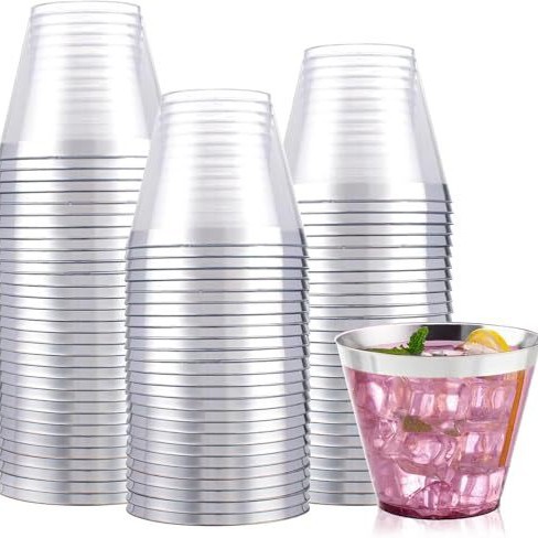 Copa de Champaña Desechable de Plástico Transparente Desmontable para Fiestas image 48