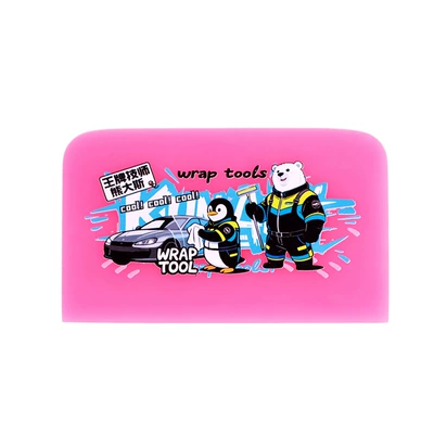 Cool Nice Car Film Application Car cleaning tools - pink-large-size-12cm