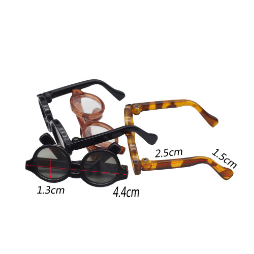 4.5cm glasses 6 points bjd doll plastic glasses 6 points/8 points/12 points bjd doll accessories glasses