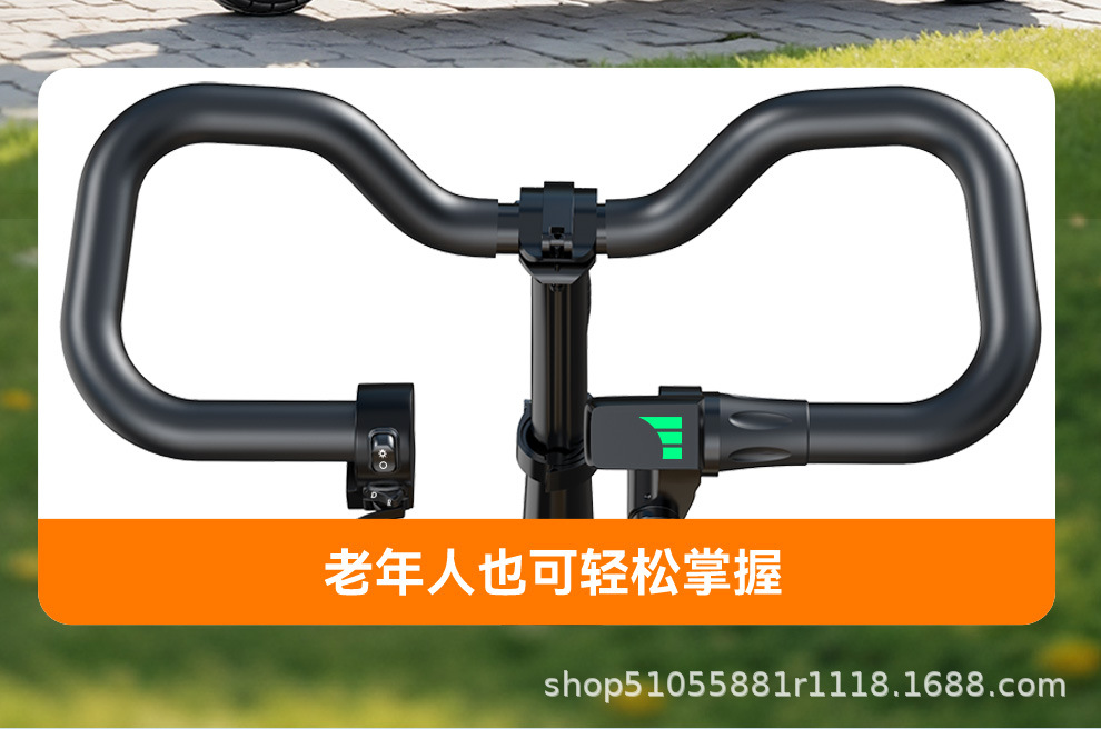 Small Electric Vehicles for the Elderly, Electric Luggage Trolleys for Picking up Children, Foldable Lithium Electric Vehicles
