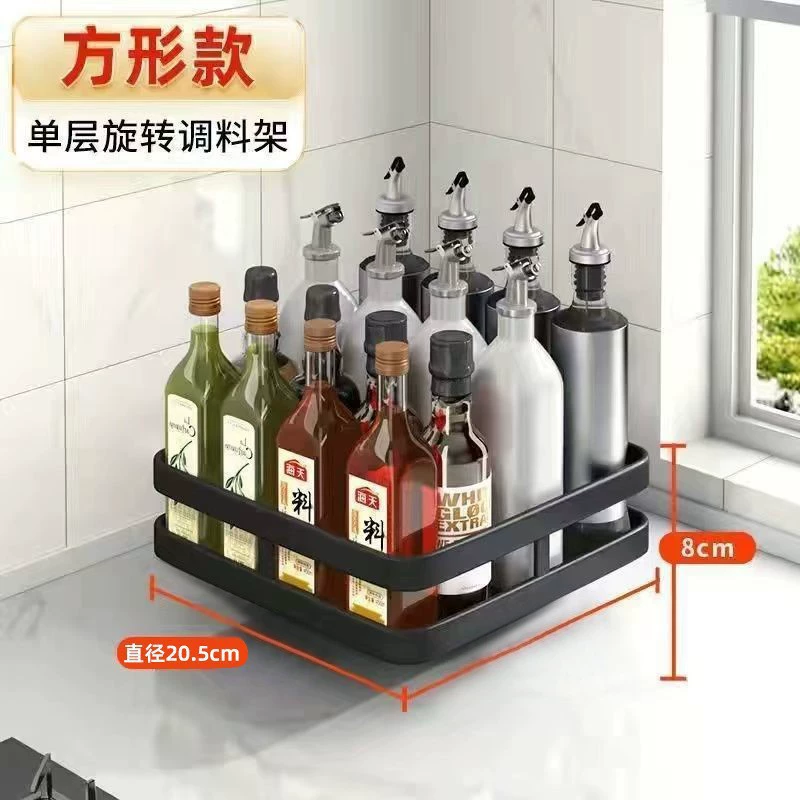 Rotating multilayer cart for bedroom, universal storage system for bed
