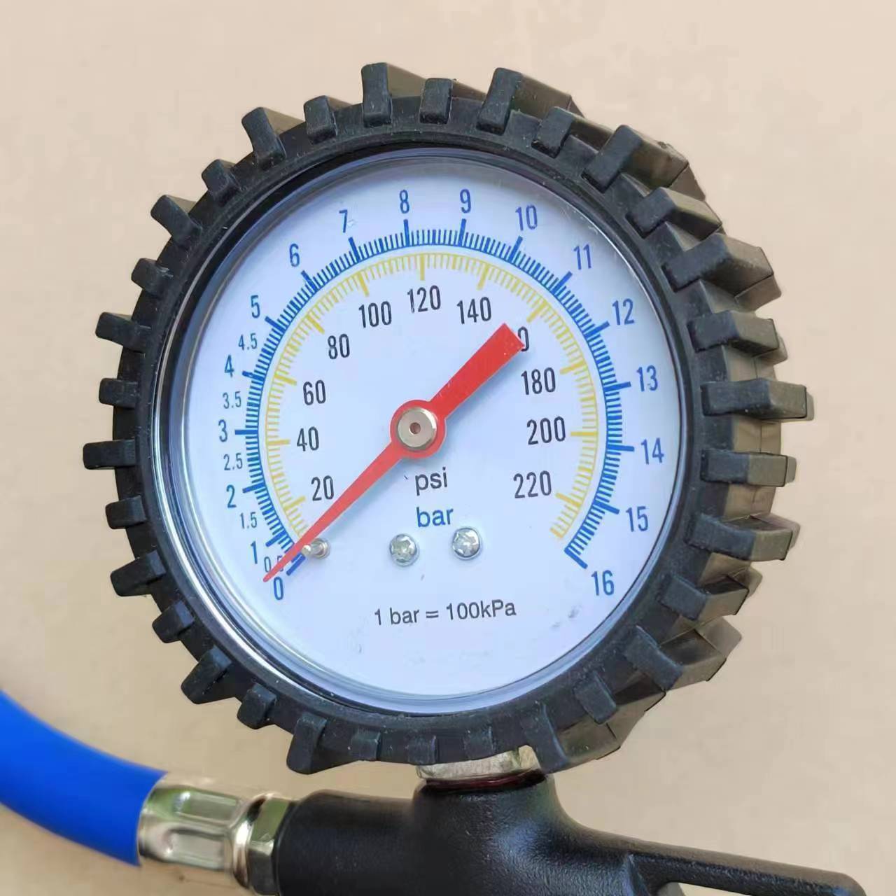 New High-precision Tire Pressure Gauge, Air Pressure Gauge, Digital Display Pressure Measurement, Car Tire Pressure, Oil Soaking Tire Pressure Gauge, Air Pump