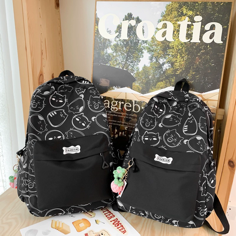 School bag, cute capacious waterproof backpack for leisure for traveling, 2023 collection, wholesale