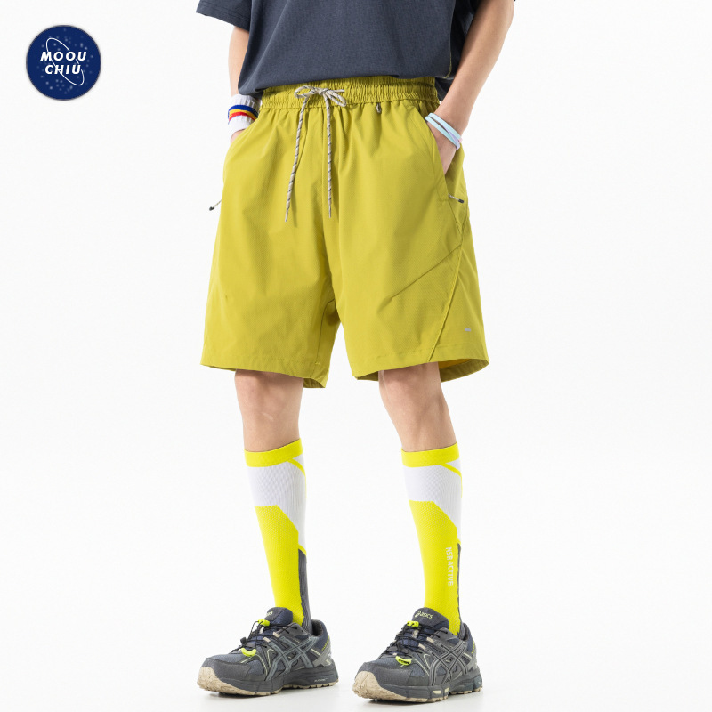 Muqiu Men's Clothing | Summer Outdoor Casual Shorts for Men and Women, Lightweight Hiking Fishing Sports Beach Shorts