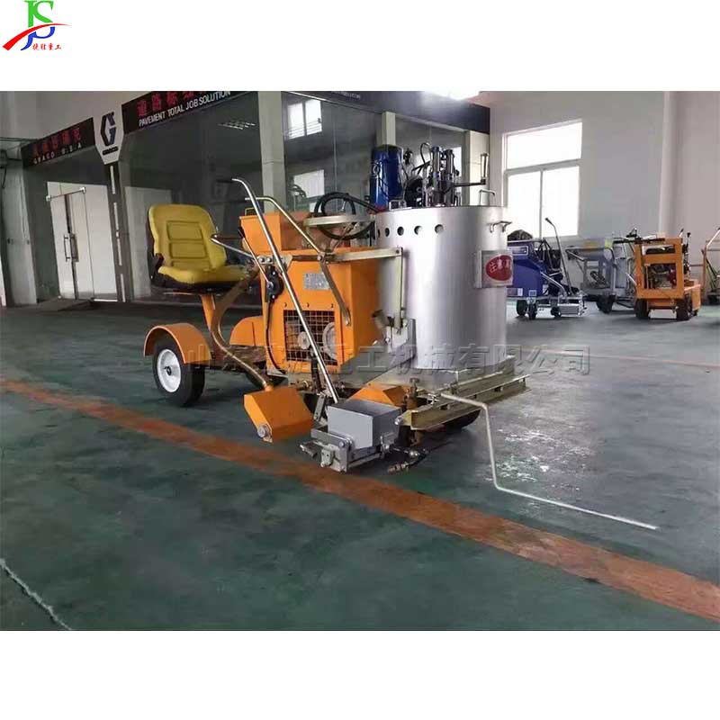 Máquina de marcado de fusión en caliente de empuje manual línea de marcado de pavimento municipal marca de vehículo línea de pavimento de carretera máquina de pulverización