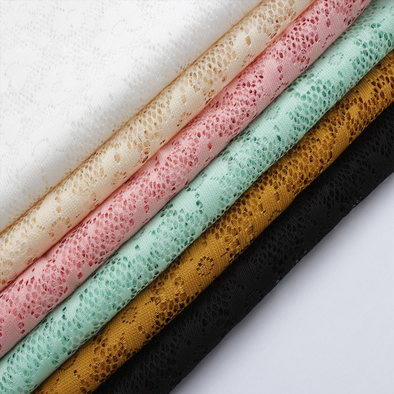 厂家现货春夏新款时尚流行服装蕾丝布料秋冬女装时装裙装蕾丝面料