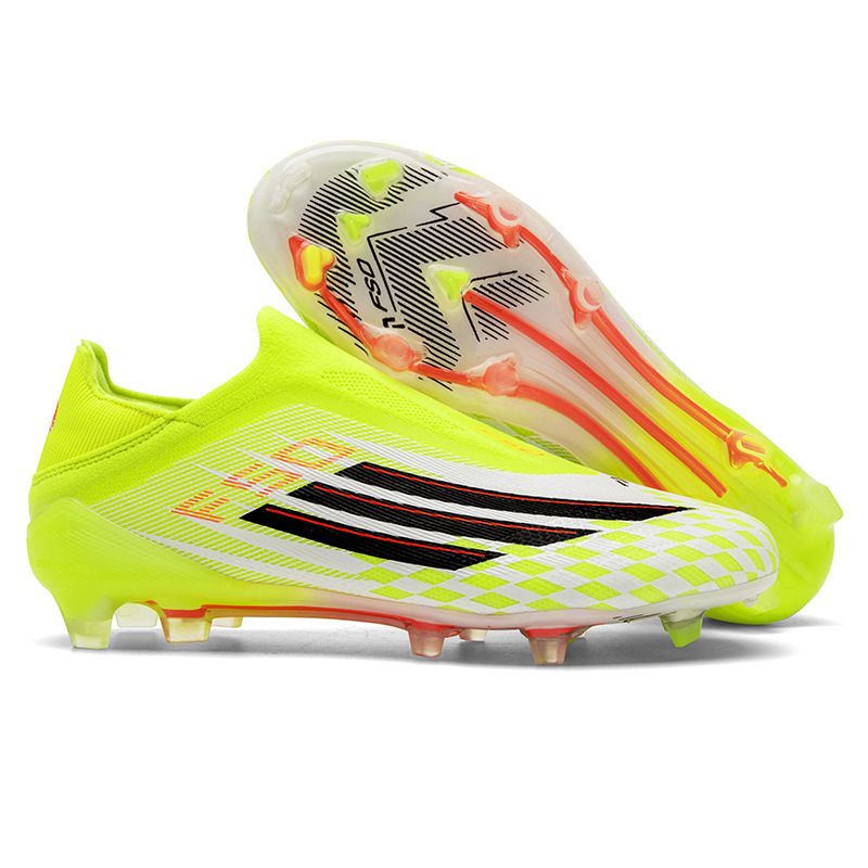 Zapatillas de Fútbol para Entrenamiento en Césped Tacos AG TF Tejido Volador Ligero para Césped Natural y Artificial