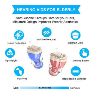 Tws New Digital High-Quality Hearing Aid for the Elderly Sound Amplifier Digital Noise Reduction Cross-Border English Version