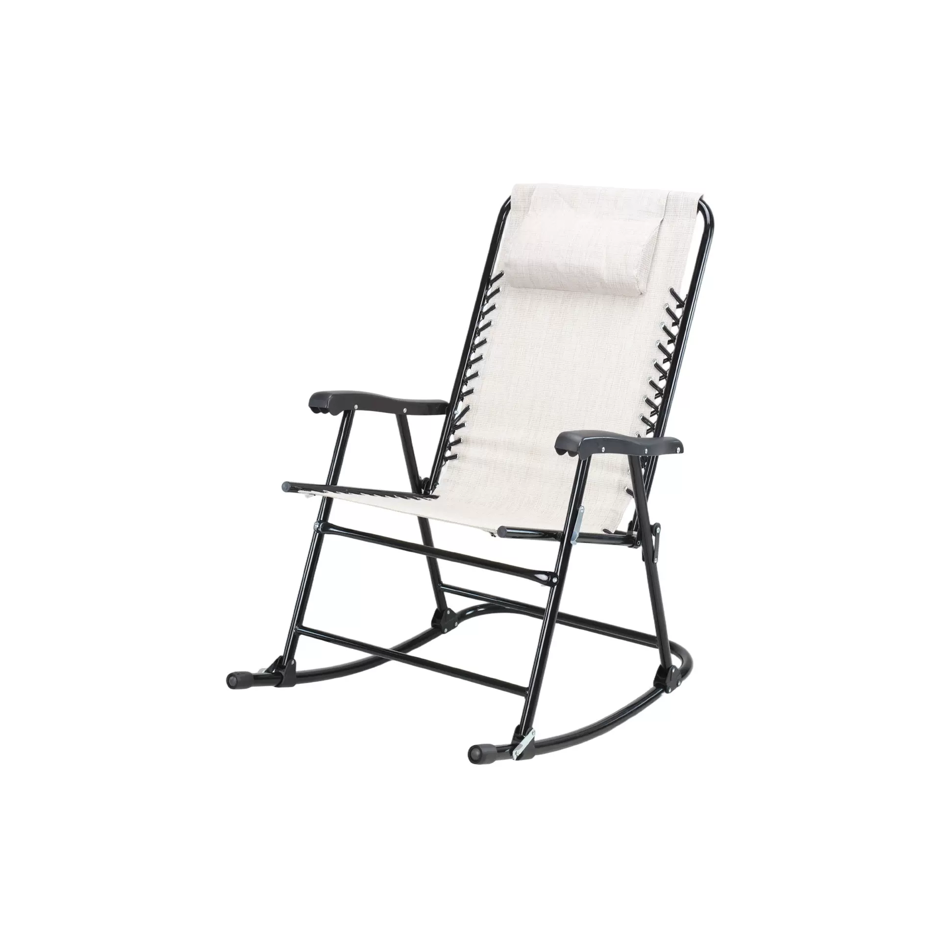 户外特斯林摇椅休闲办公室阳台庭院午休摇摇椅便携露营懒人折叠椅