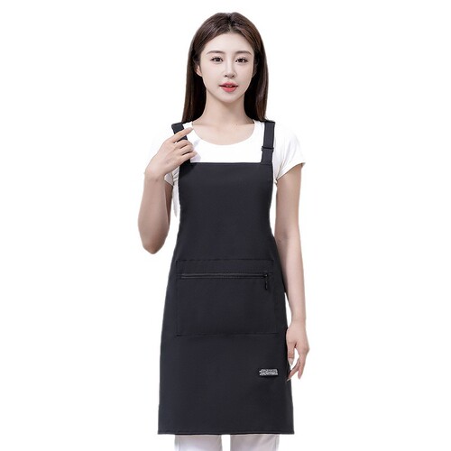 Adjustable Strap Apron with Printed Logo for Coffee Kitchen Restaurant Oil-Resistant Factory Advertising Gift Workwear