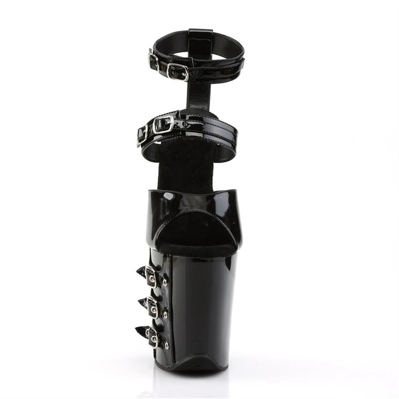 26cm nuevo odio cielo alto club nocturno modelo europeo y americano sexy tacones de baile de tubería impermeable tacones delgados sandalias de tamaño grande