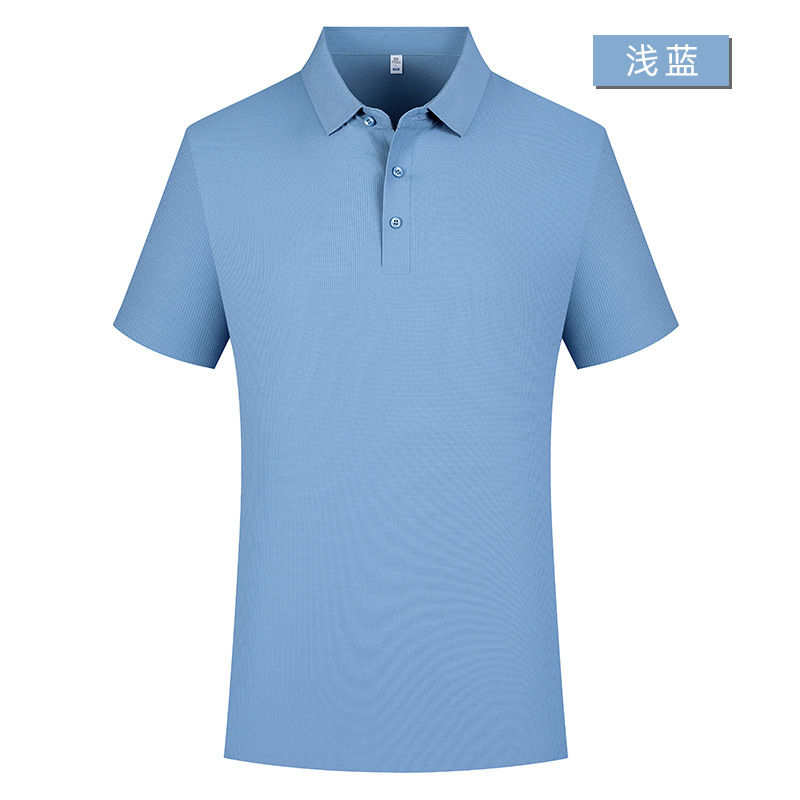 Nylon spandex adhesivo sin costuras 5A antibacteriano camisa de Polo de manga corta ropa de trabajo de verano personalizada ropa de trabajo impresa LOGOTIPO bordado