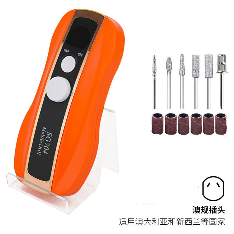Polizador de uñas conveniente, tipo de carga inteligente, pulizador de uñas transfronterizo profesional de descarga de uñas 35000RPM