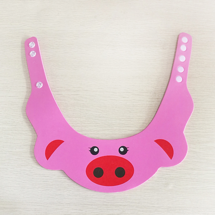 Special shower cap for children's bath, baby baby shampoo cap, frog shampoo cap, adjustable shampoo ear protection cap