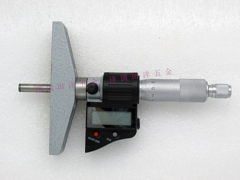 正品上量电子深度千分尺0-100mm