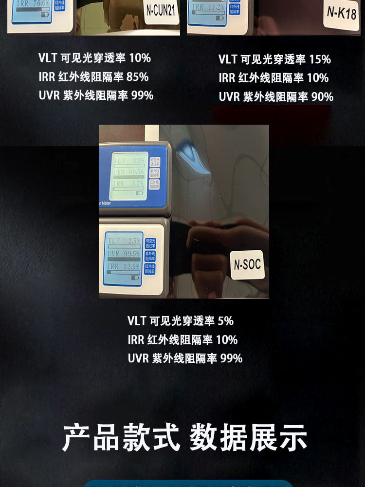 Car insulation film window glass film explosion-proof sunscreen ceramic solar Film 4s shop Film full roll wholesale