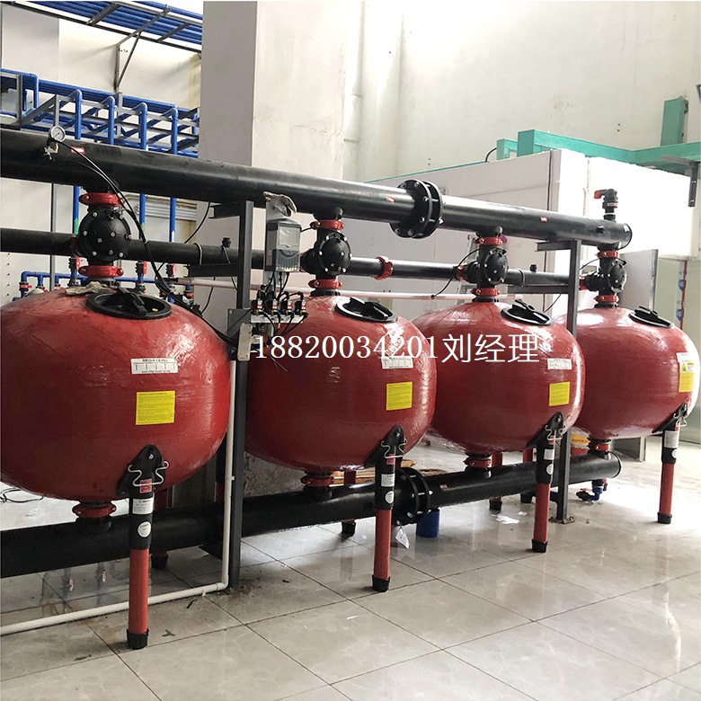 化肥厂冷却循环水旁滤 阿科AGF球形浅层砂滤器 阿科立式过滤器