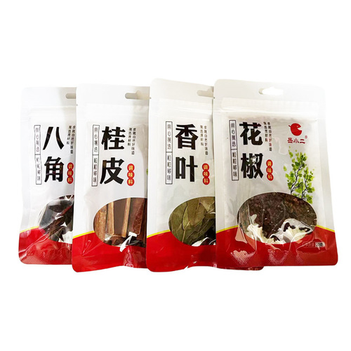 Spice wholesale star anise 20g Sichuan pepper 20g cinnamon 30g bay leaves 10g food spices small bag household size
