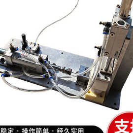 手机支架压销钉机器器穿轴手动压合气动保压治具工装夹具