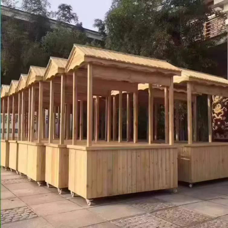 Тележка для якитори в японском стиле, старинная тележка для закусок, антикоррозийная мобильная тележка для продажи из цельного дерева, тележка для ночного рынка на живописном месте