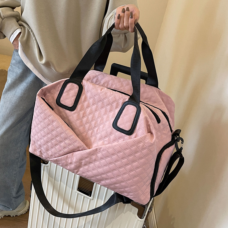 Bolso de mujer 2025 nuevo equipaje de viaje de gran capacidad, bolso de vacaciones de corta distancia de alta calidad.