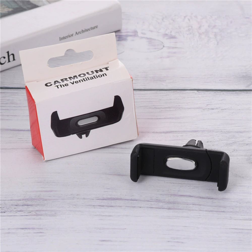 Универсальный автомобильный держатель для телефона с креплением на воздуховод, вращающийся на 360 градусов, с регулируемой длиной, подарок