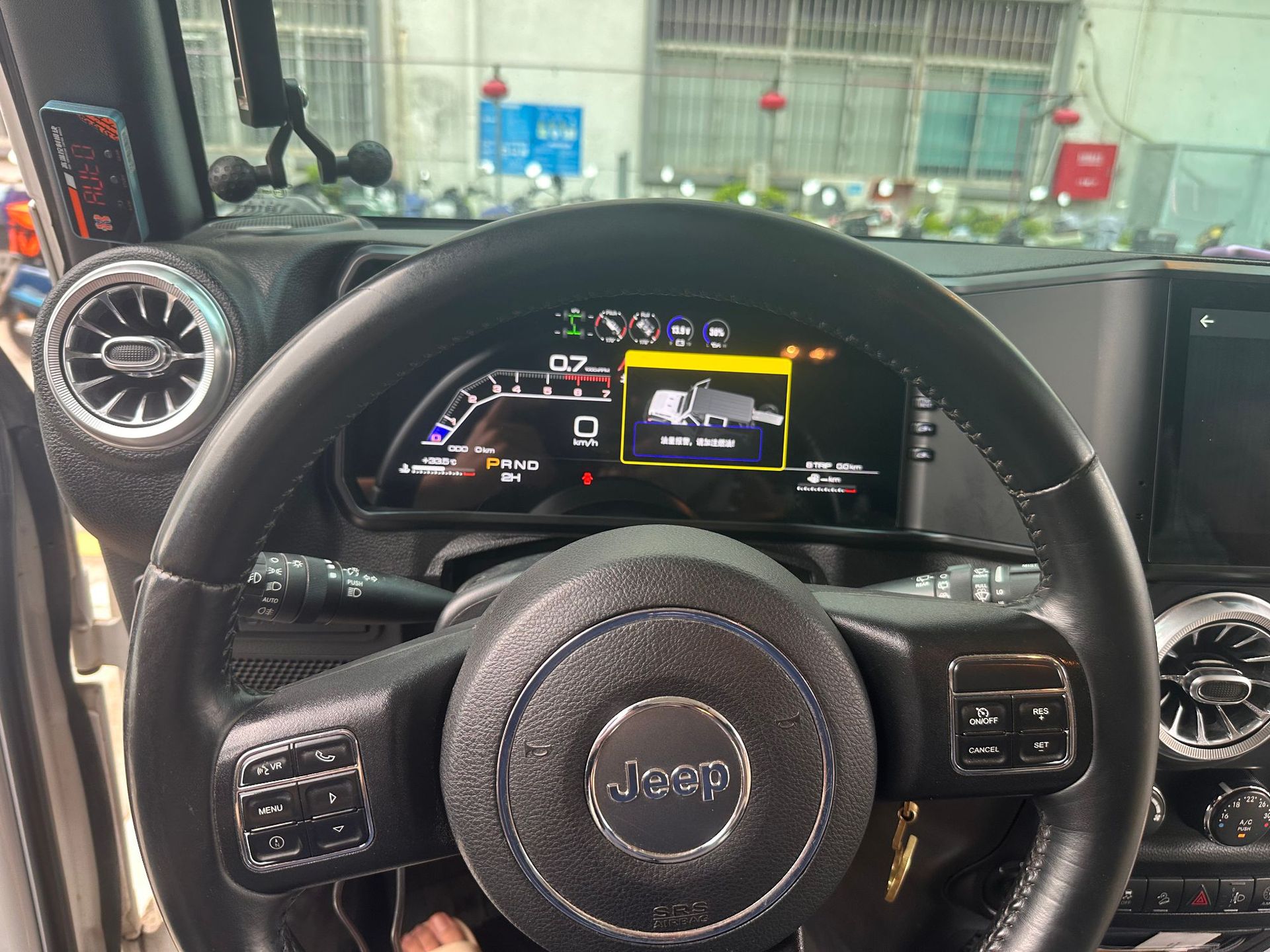 Cross-border applicable to Jeep Wrangler dual-screen models 10-17 24inch Android smart car navigation all-in-one device