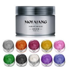 Three Magic Hair Makers Manufacturers Grandma Gray Hair Clay Styling Colored Hair Wax Hairdressing Disposable Colored Hair Cream