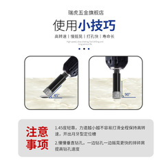 Cross-border new dry core drill bit with diamond sand large hexagonal handle for marble, glass, and tile dry drilling