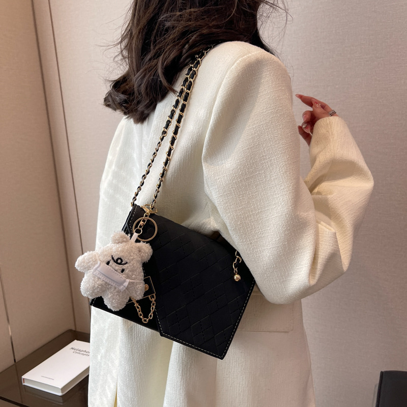 Otoño y invierno tendencia bolsos para mujeres 2025, nuevo bolso de moda universal, bolso cuadrado, cadena retro, bolso de hombro