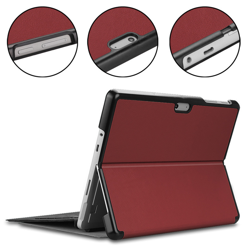 for 2020 microsoft Surface go2/Surface go castor pattern insert pen with keyboard case