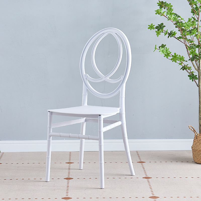 Fabricantes de sillas de bambú, césped al aire libre para bodas, sillas de comedor, sillas de plástico casuales, sillas blancas PP