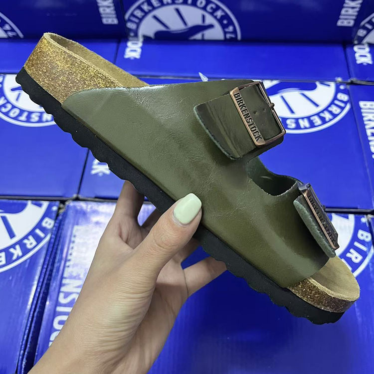 Mai Brun Couple Flat Cork Slippers Women's 2025 Summer New Couple Beach Outdoor Home Fashion Casual